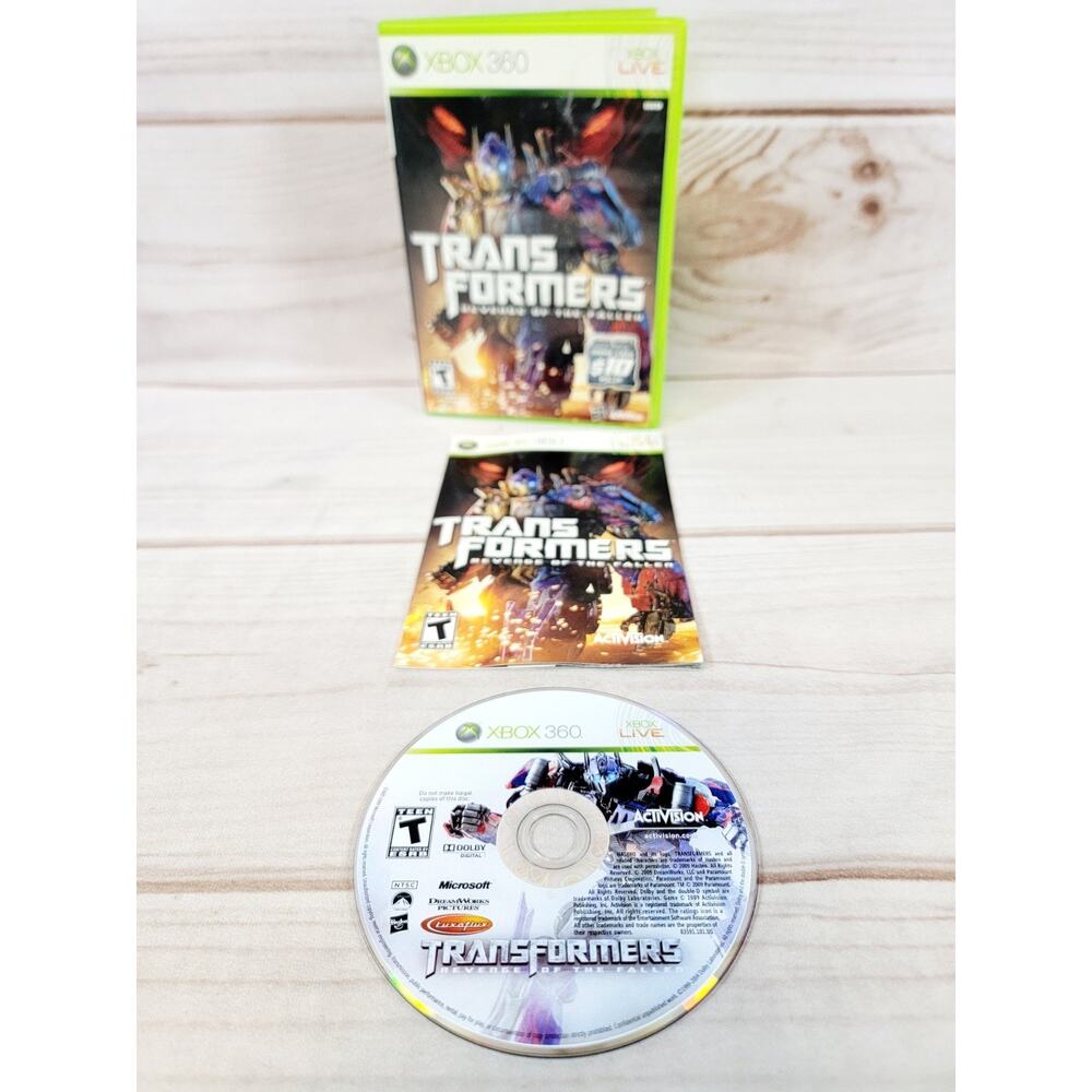 Transformers : Revenge Of The Fallen (Xbox 360) CIB Complete w/Manual Tested